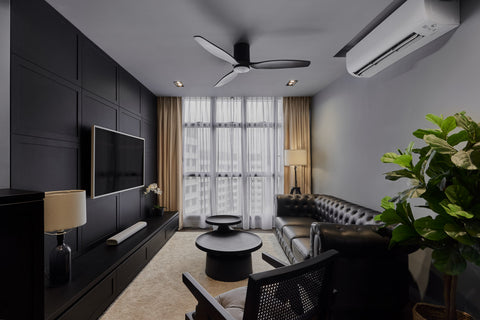 dark modern contemporary interior design style for hdb and condominium 